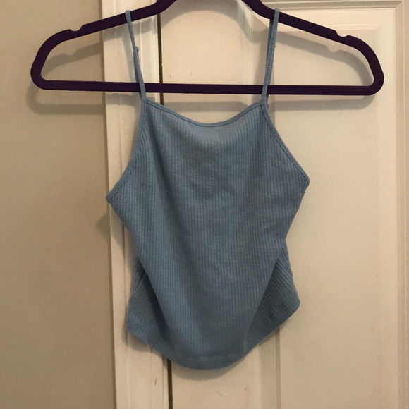 Blue Halter Tank Top from Garage - Picture 3 of 4